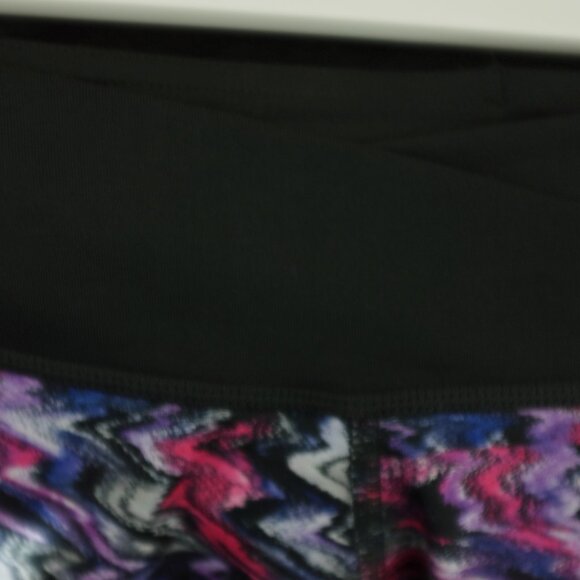 COPY - ZUMBA WEAR Spicy Pink Black purple Skinny Leggings Pants size M - Picture 5 of 6
